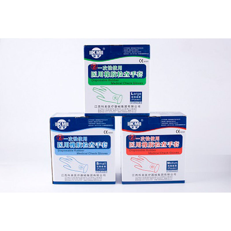 科美一次性使用醫用橡膠檢查手套有粉麻面圖片4 科美一次性使用醫用橡膠檢查手套有粉麻面圖片4