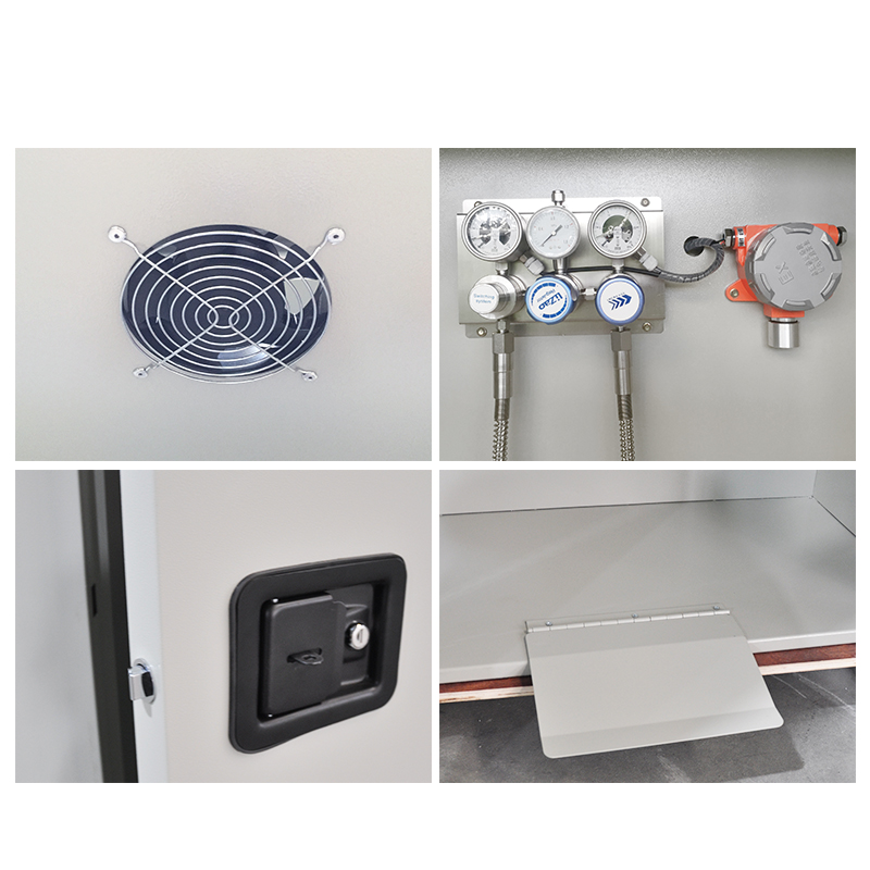 ZOYET眾御ZY-QPG-4四瓶全鋼氣瓶柜圖片4