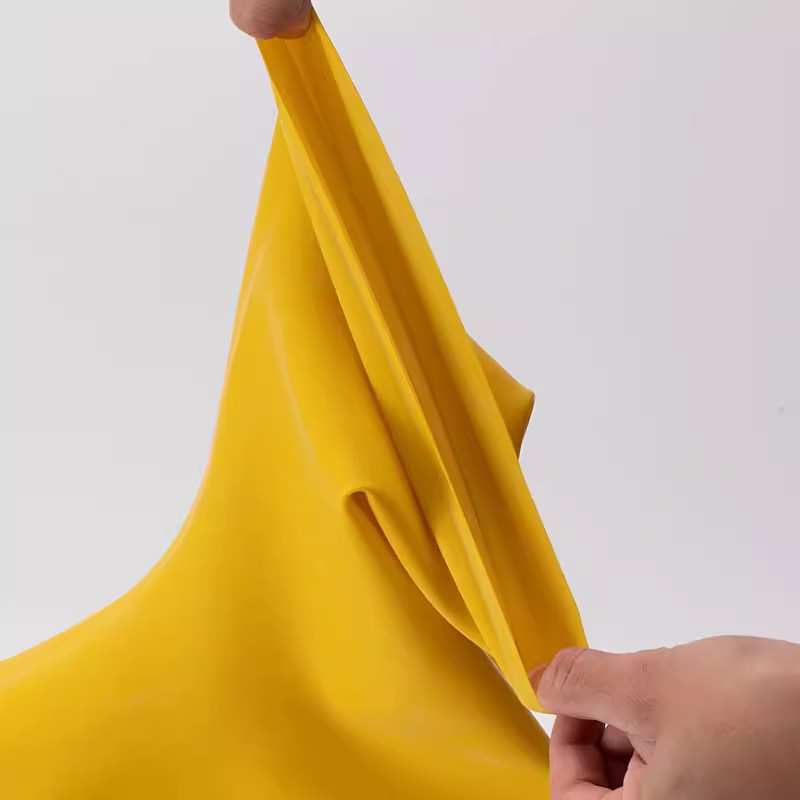 雪蓮T0201Y黃色天然乳膠光里防水套鞋圖片1