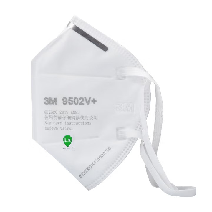 3M 9502V+折疊頭戴式帶閥KN95防塵口罩（獨立裝）圖片3