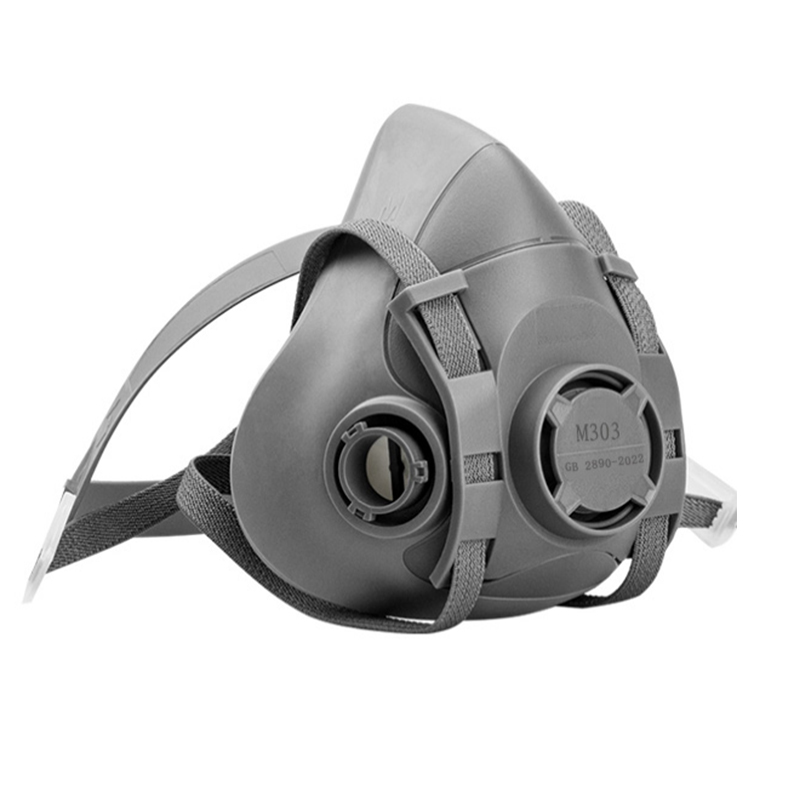 特安護M303雙罐硅膠半面罩圖片1 特安護M303雙罐硅膠半面罩圖片1