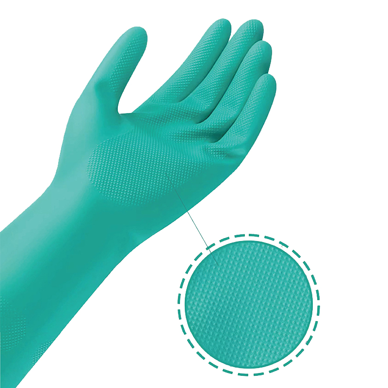 定和DH6025綠色丁腈橡膠防化手套圖片3 定和DH6025綠色丁腈橡膠防化手套圖片3