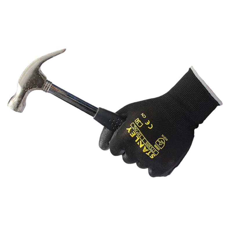 STANLEY史丹利ST5305黑色PU涂掌耐磨防滑勞保手套圖片2 STANLEY史丹利ST5305黑色PU涂掌耐磨防滑勞保手套圖片2