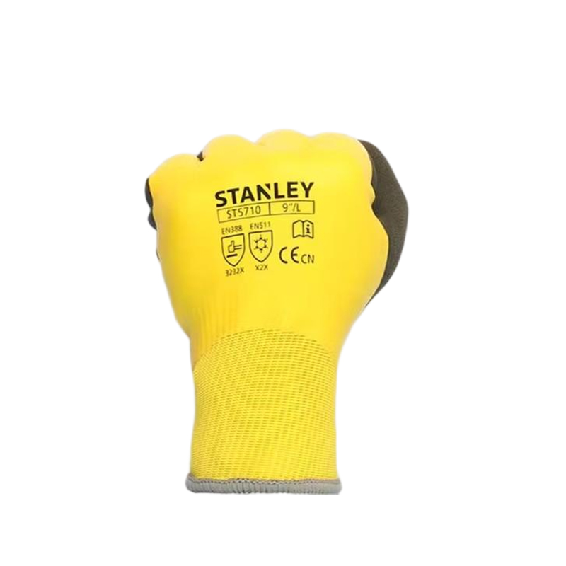 STANLEY史丹利ST5710黃色乳膠涂層耐磨防滑耐低溫手套圖片2 STANLEY史丹利ST5710黃色乳膠涂層耐磨防滑耐低溫手套圖片2