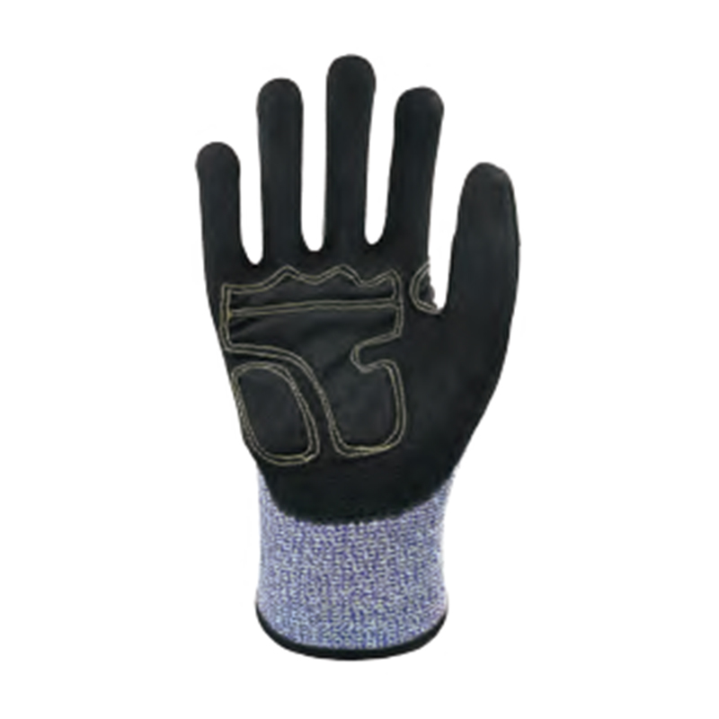 思衛爾3330藍白色13針丁腈涂掌TPR掌背HPPE機械防撞手套圖片1 思衛爾3330藍白色13針丁腈涂掌TPR掌背HPPE機械防撞手套圖片1