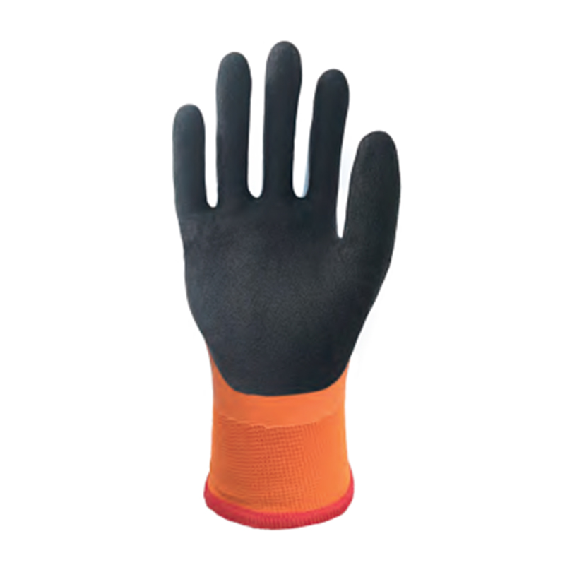 思衛(wèi)爾3302橘色13針天然乳膠涂層防水防寒保暖耐低溫手套圖片1 思衛(wèi)爾3302橘色13針天然乳膠涂層防水防寒保暖耐低溫手套圖片1