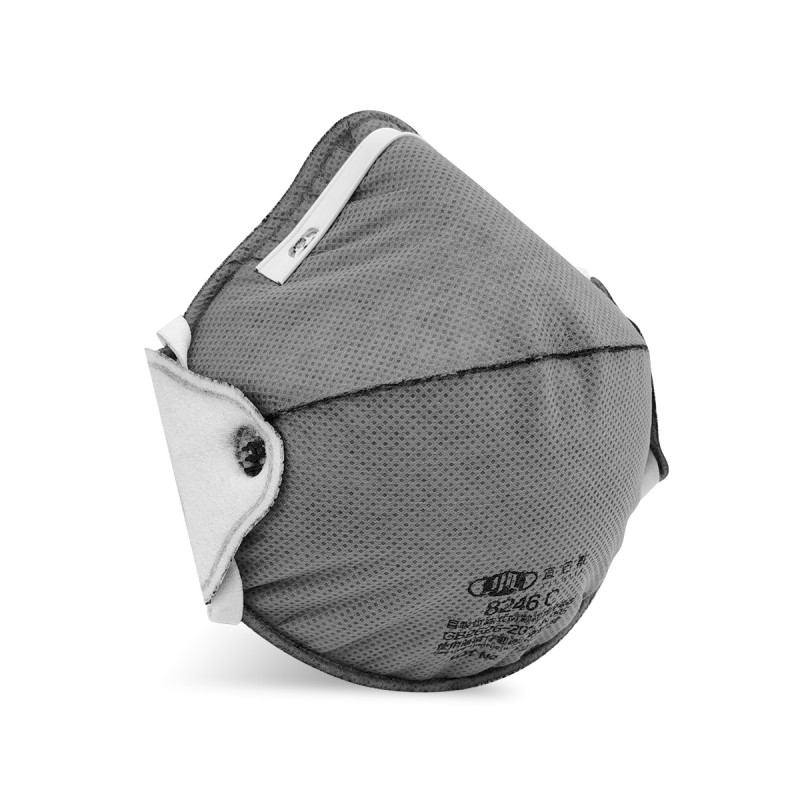 YICHITA宜啟戴YQD8576C頭帶式杯型帶閥酸性氣體KP95防塵口罩圖片2