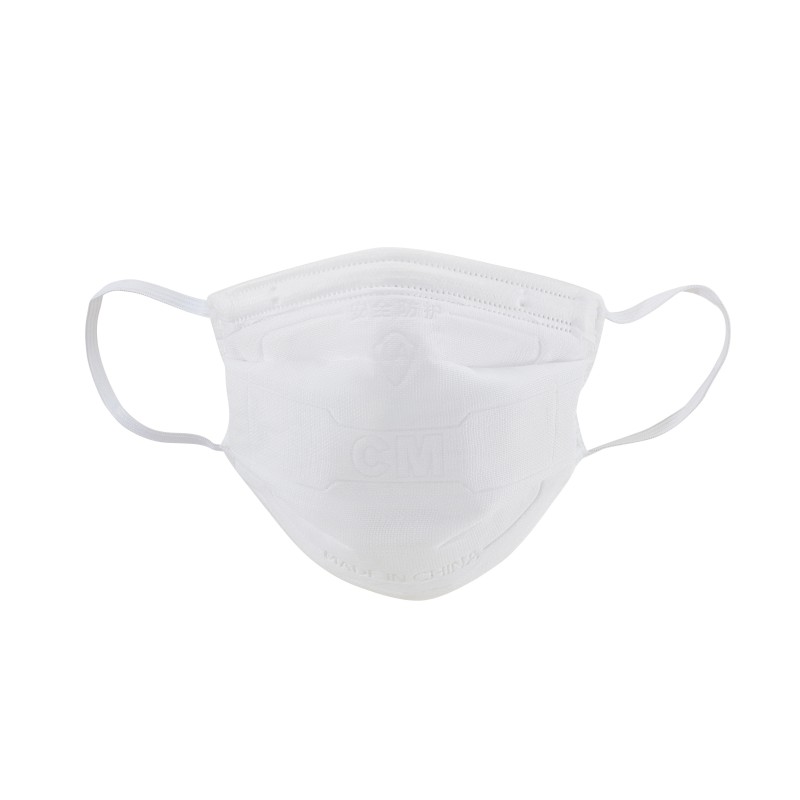 朝美9000白色濾菌款耳掛式KN90防塵口罩圖片1
