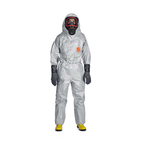 杜邦Tychem6000F face seal防化服C級化學防護服TF611T