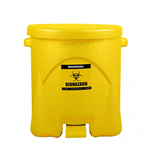西斯貝爾WA8109600Y黃色生化垃圾桶