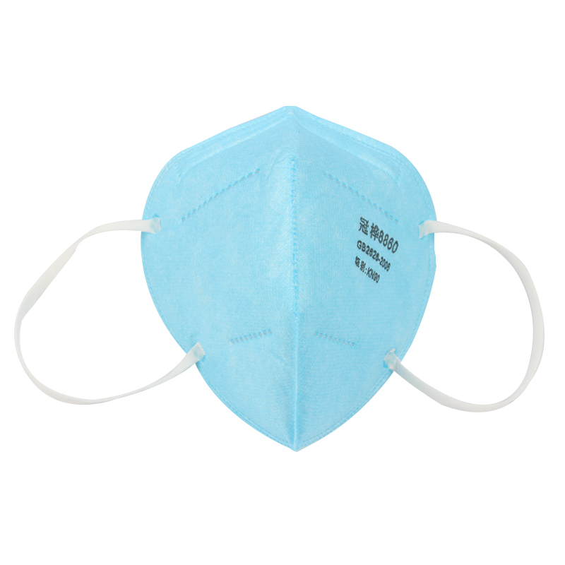 冠樺8860藍色耳帶式KN90防塵口罩
