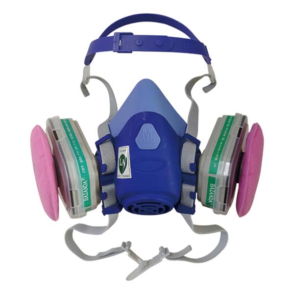 百安達FC34355硅膠雙濾盒過濾式防毒面具
