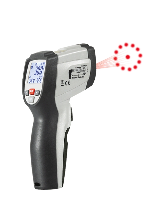 華盛昌DT-8873工業(yè)環(huán)形激光紅外線測(cè)溫儀