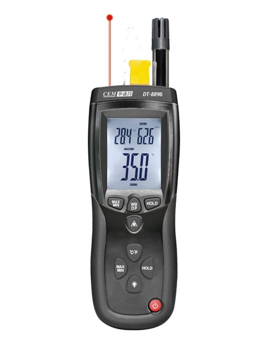 華盛昌DT-8896三合一專業(yè)溫濕度計(jì)