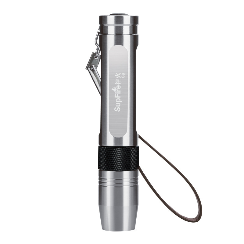 神火S9防水小巧不銹鋼手電筒