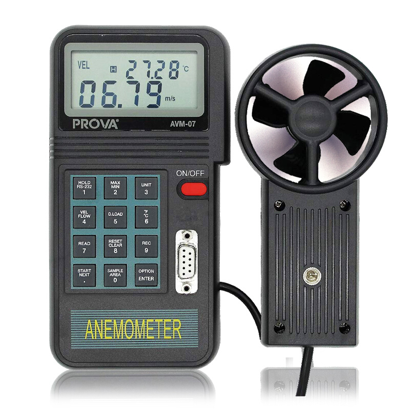 臺灣泰仕AVM-07記憶式風速計溫度計