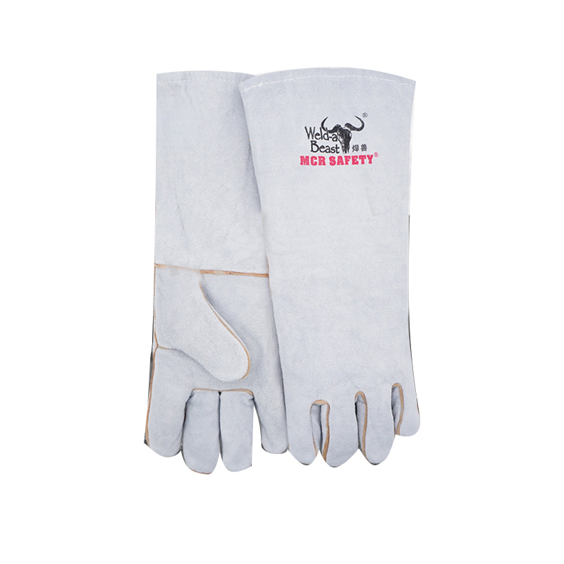 焊獸4150-16二層原色加長電焊手套