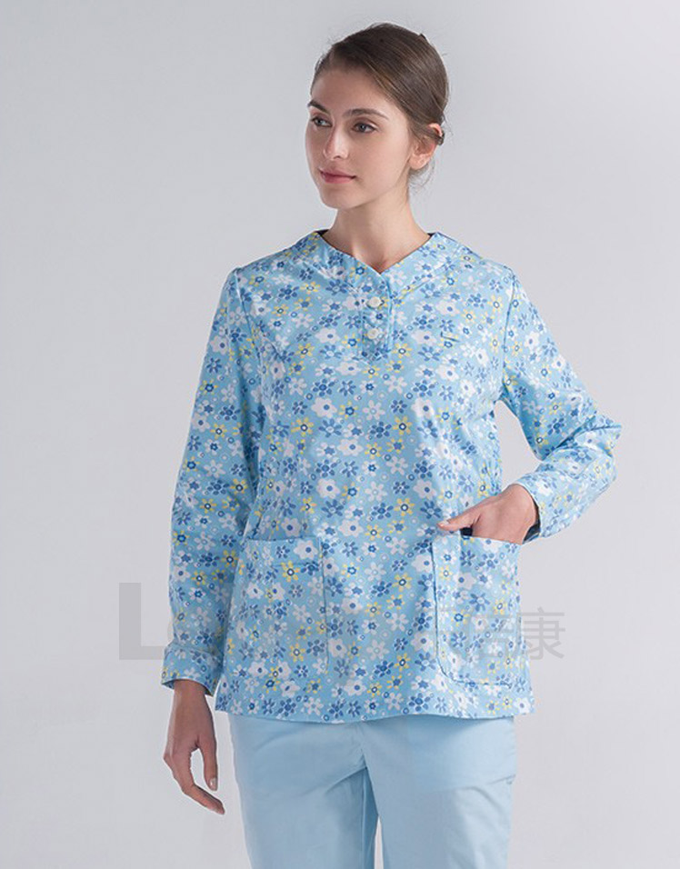 樂倍康NC156花雨長袖護士服