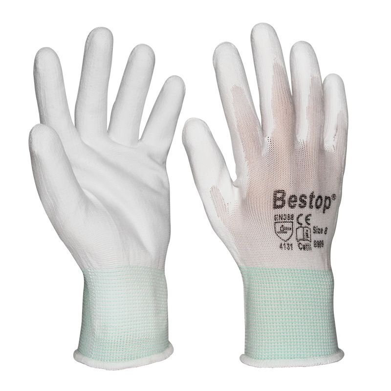 bestop倍護B809-W白色防滑耐磨勞保手套
