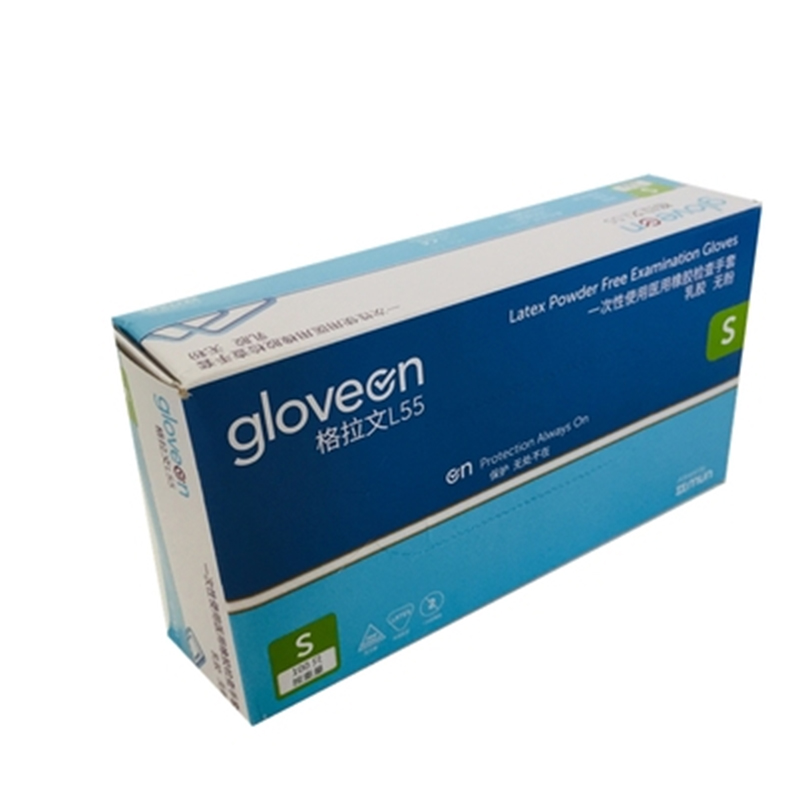 格拉文L65一次性無(wú)粉乳膠加厚醫(yī)用檢查手套