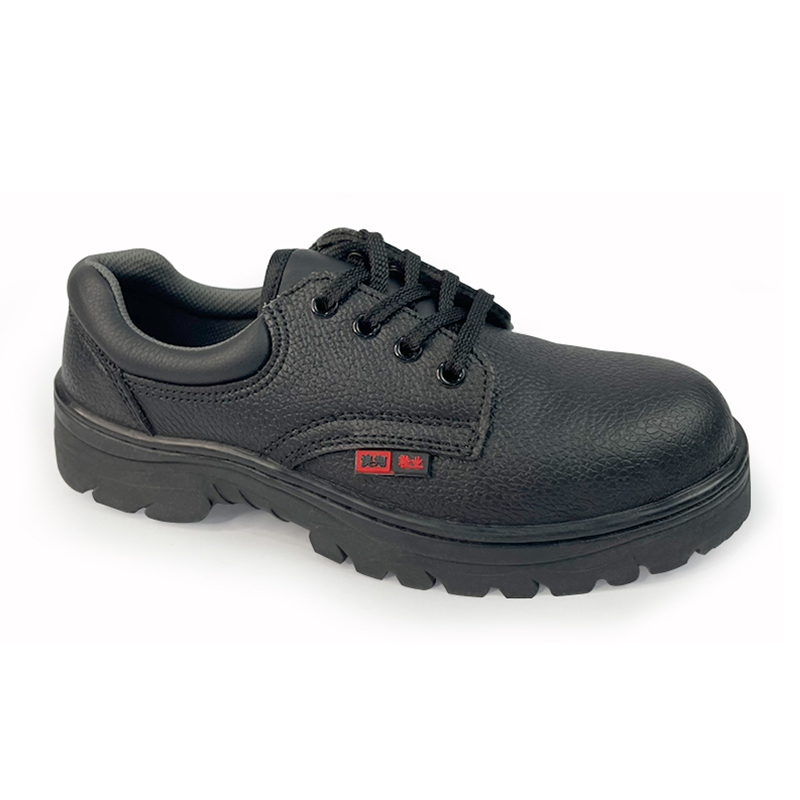 澳翔AX013-1防砸10KV絕緣黑色雙密度小包頭PU底安全鞋