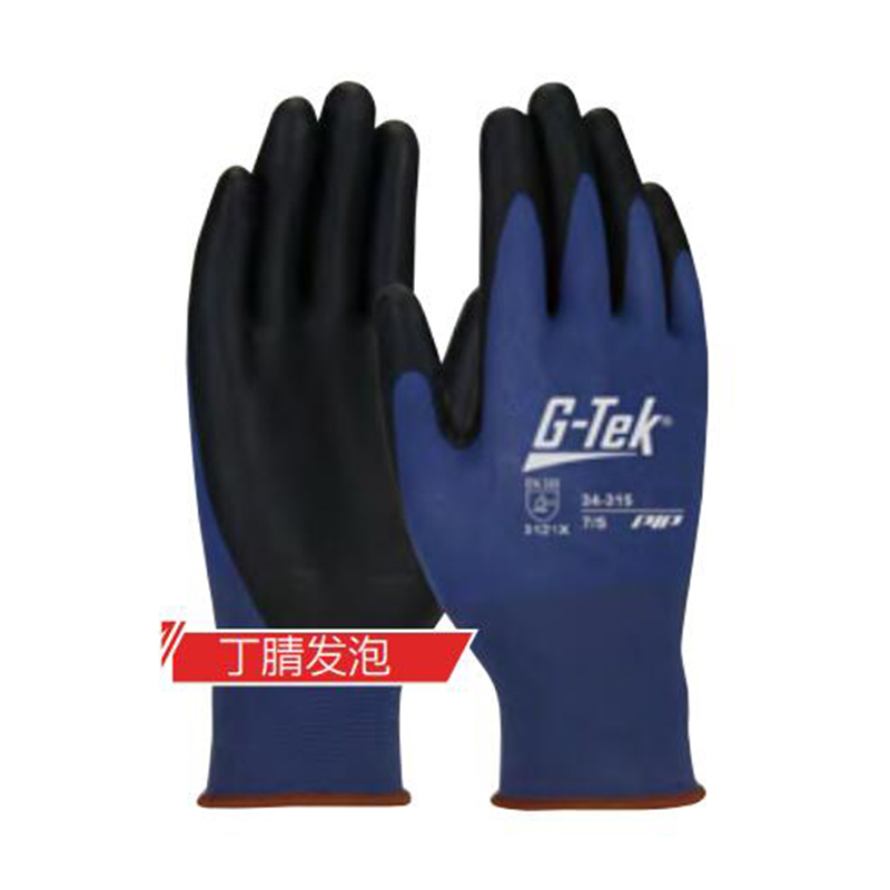PIP 34-315丁腈發泡防滑勞保手套