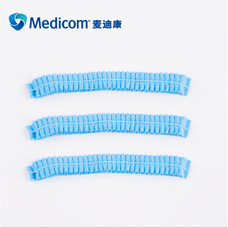 麥迪康8000-B藍色無紡布條形帽