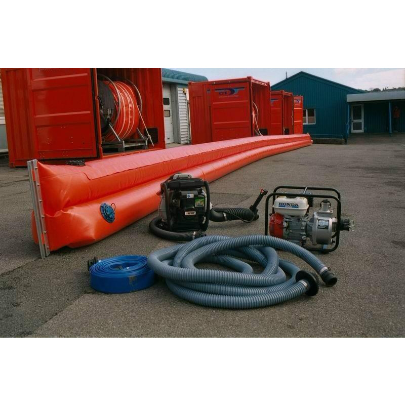 新絡WQV600T灘岸型充氣充水式圍油欄