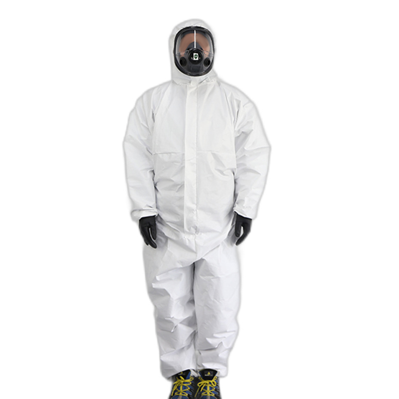 漢盾HD-BP616帶帽連體式限次使用工業防護服