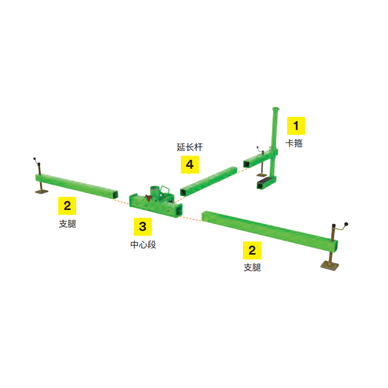 3M 8514418貓道夾具系統支腿
