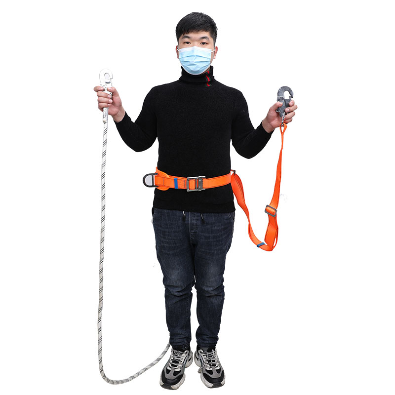 宏建單腰式雙鉤電工安全帶