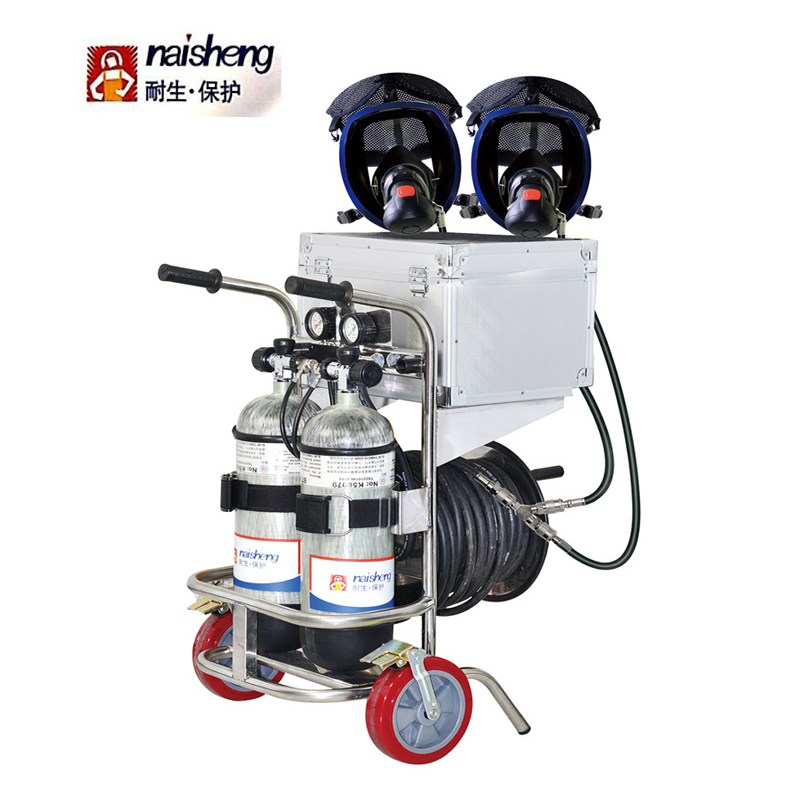 耐生82050011C 9L進口碳瓶車載式移動供氣推車