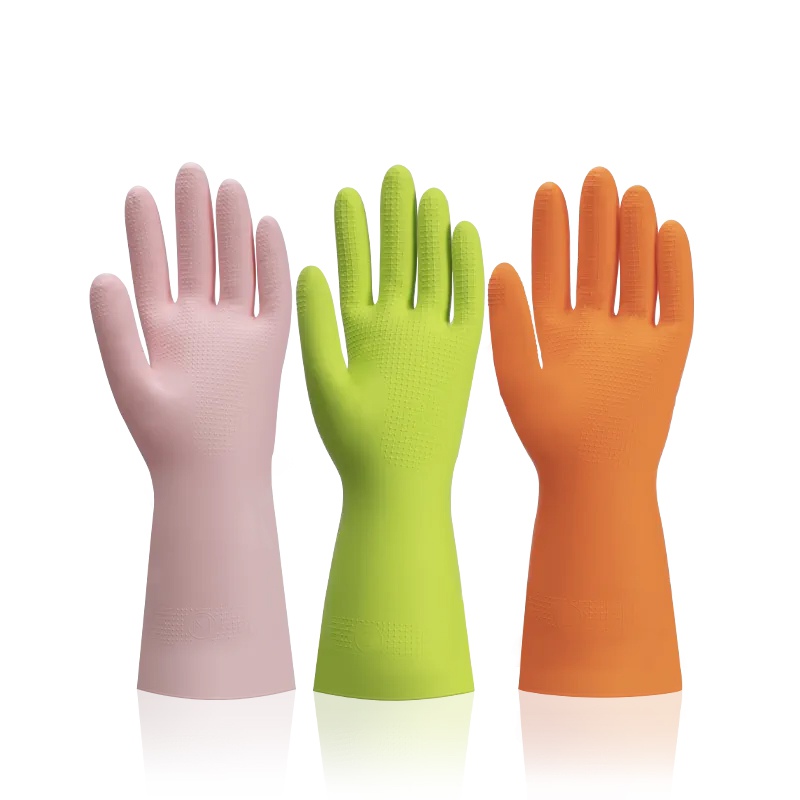 雪蓮BR-002丁腈橡膠光里食品級網紋防滑防護手套