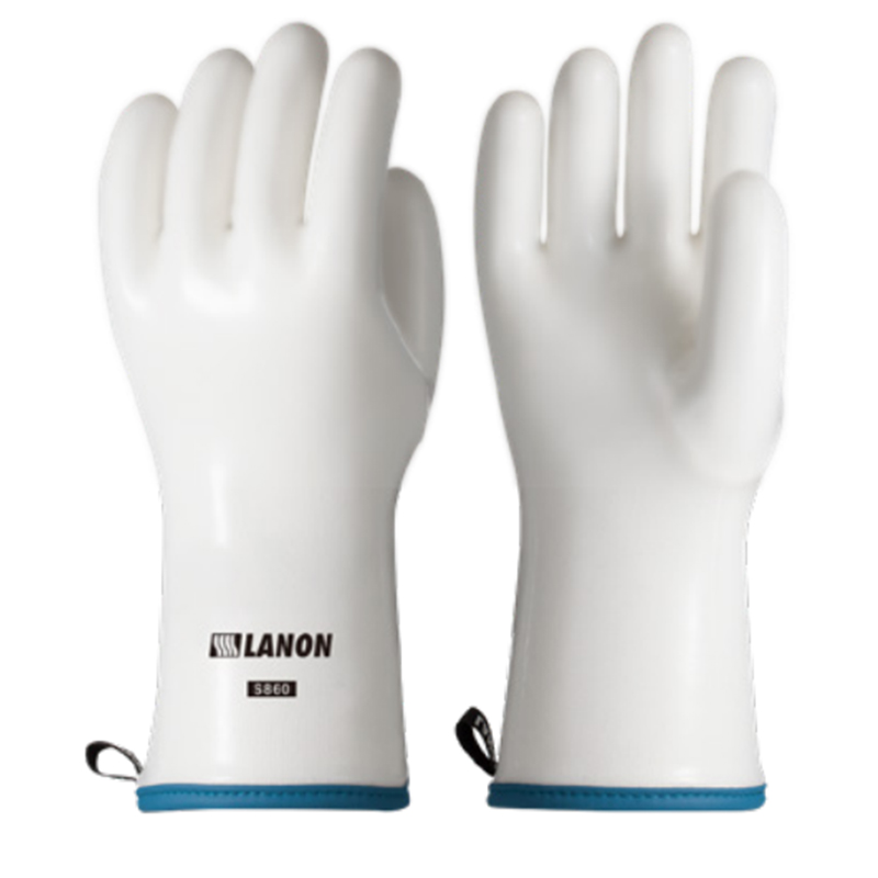 LANON蘭浪S860空氣內襯全掌磨砂涂層液態硅膠隔溫防護手套