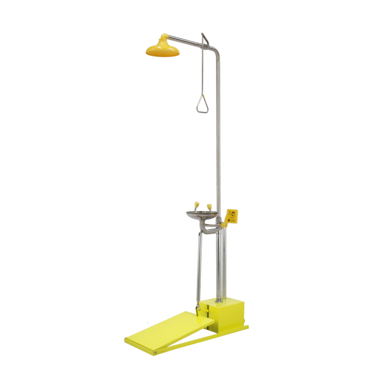 補天BTF81C碳鋼自動排空防凍復合式洗眼器