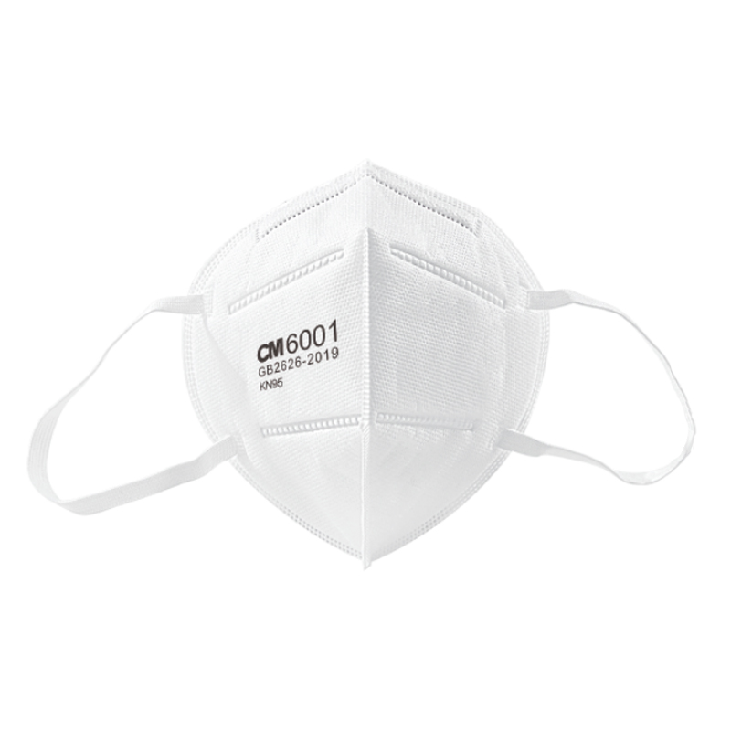 朝美6001-C白色耳掛式KN95防塵口罩