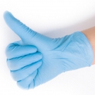 麥迪康1191C藍色無粉一次性丁腈手套M 麥迪康1191C藍色無粉一次性丁腈手套M