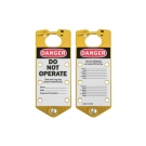 Brady貝迪35974金色反面連牌鎖 Brady貝迪35974金色反面連牌鎖