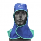 威特仕23-6680藍色全護式防火阻燃焊帽