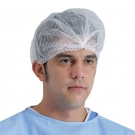 英科MC101002白色一次性無紡布條形帽 英科MC101002白色一次性無紡布條形帽