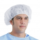 英科BC101002白色一次性無紡布圓帽 英科BC101002白色一次性無紡布圓帽