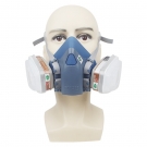 一護9207P型硅膠雙濾盒過濾式防毒面具套裝