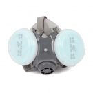 勞衛301-9雙濾盒半面罩防塵面具 勞衛301-9雙濾盒半面罩防塵面具