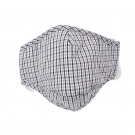 藍星灰格耳戴式成人棉布口罩 藍星灰格耳戴式成人棉布口罩