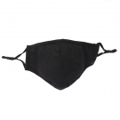 藍星黑色耳戴式成人棉布口罩 藍星黑色耳戴式成人棉布口罩