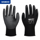 恒輝PE302薄款透氣PU涂層勞保手套