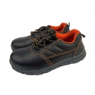 澳翔AX3971黑色牛皮幫面防砸SRC防滑MD底安全鞋