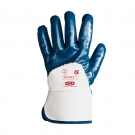 思而MA1214 MIRò藍色NBR耐磨耐油涂層通用勞保手套