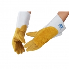 友盟AP-1104耐磨防火鹿二層皮電焊手套 友盟AP-1104耐磨防火鹿二層皮電焊手套