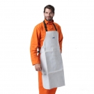 友盟AP-6104白色牛二層頸皮圍裙 友盟AP-6104白色牛二層頸皮圍裙